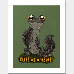 Cute as a Newt! Posters and Art